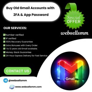 Buy Old Gmail Accounts with 2FA & App Password